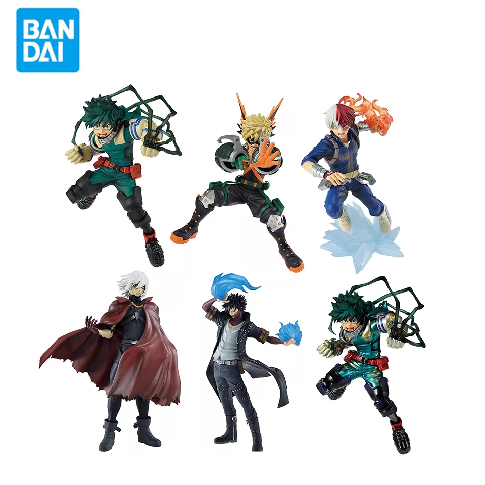 Original Genuine Banpresto Midoriya Izuku Bakugou Katsuki Todoroki Shouto Shigaraki Tomura Dabi PVC Action Figure