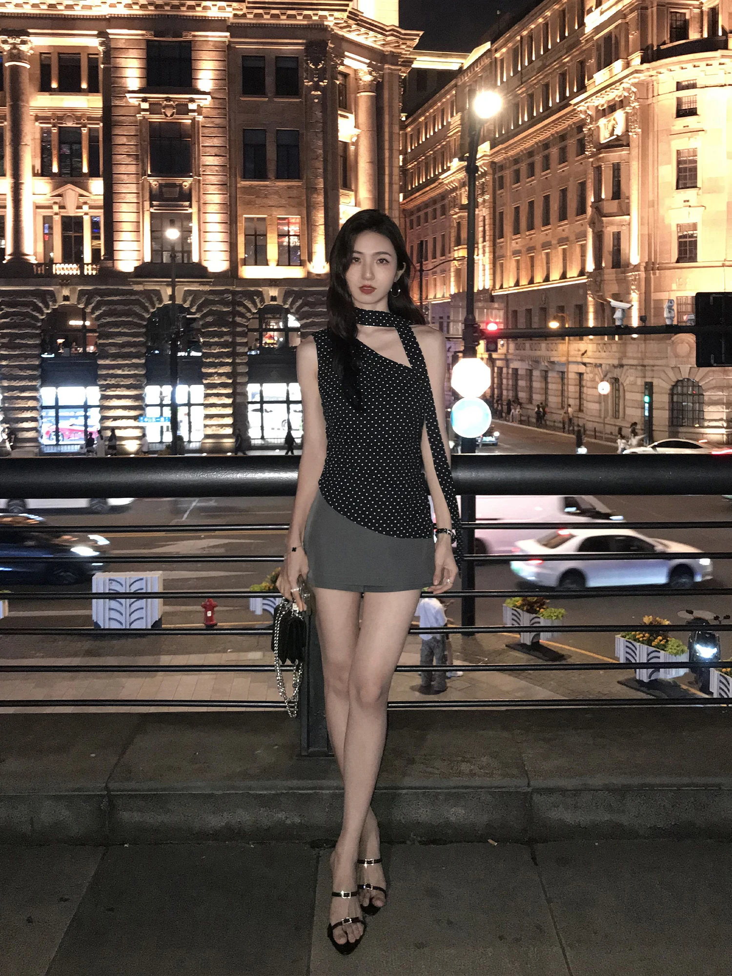 

Mulvan ey Texture Suit Skirt Women's Versatile Ele Design Slimming Pants Skirt Casual A-Line Midi Skirt for Summer