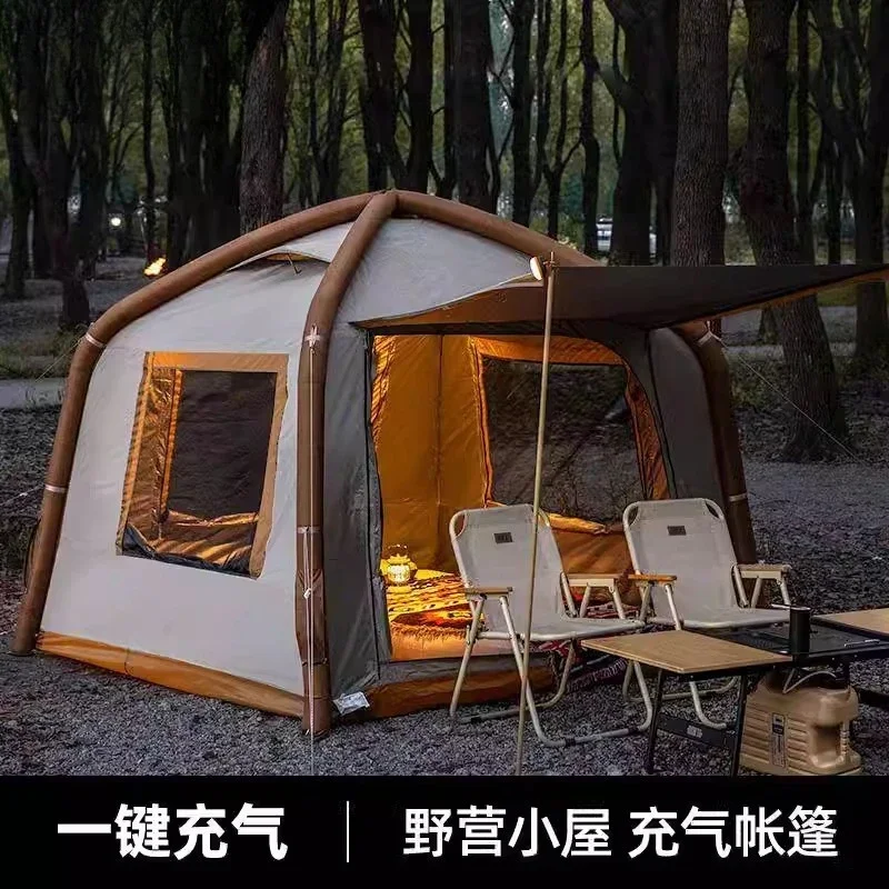 Explorer Automatic Quick Open Inflatable Tent, Outdoor Camping Overnight Camping Children's Picnic Portable Folding