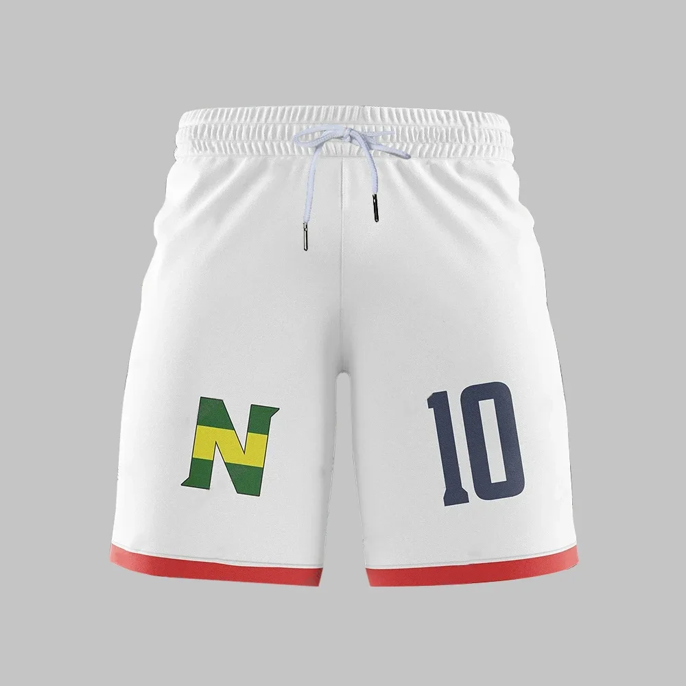 

Captain Tsubasa Jersey Japanese Anime Cosplay Clothing Tsubasa Ozora No.10 Football Shorts Outdoor Sports Breathable Beach Pants