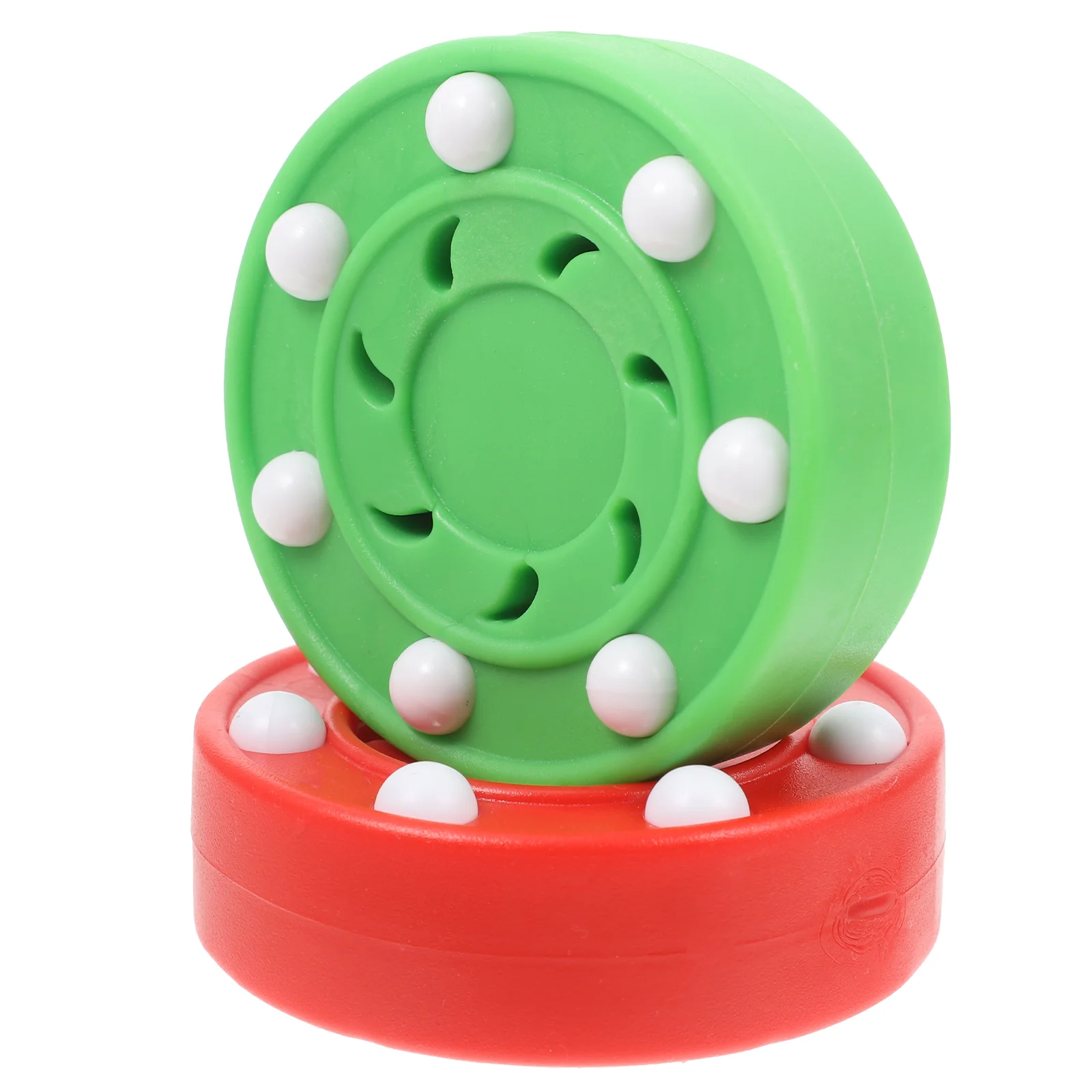 2 Pcs Game Hockey Puck Professional Balls Pucks Woman Women Gaming Pp Inline Practicing Child