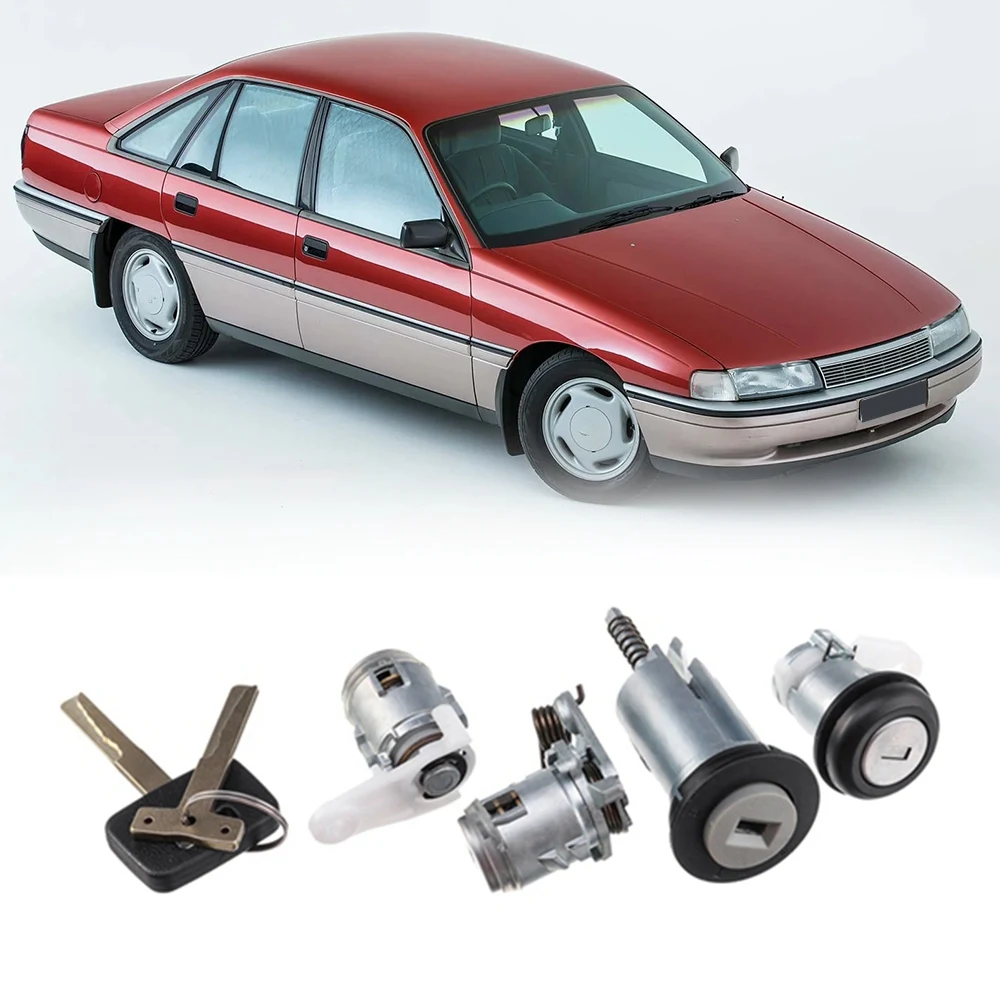 A02G Car Ignition Barrel Locks with 2 Keys Set for Holden Commodore Sedan Wagon Ute VN VP VR with Central Locking