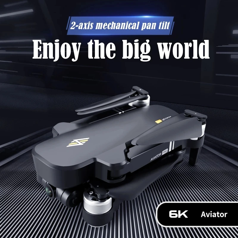 8811 Pro Drone 6k HD 5G Mechanical Gimbal Camera Wifi Gps System Supports TF Card Drones Distance 2km Flight 28 Min