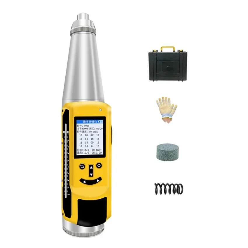 HD-225D Digital Rebound Hammer Portable Concrete Strength Tester Resiliometer Test Equipment Concrete Nondestructive Instrument