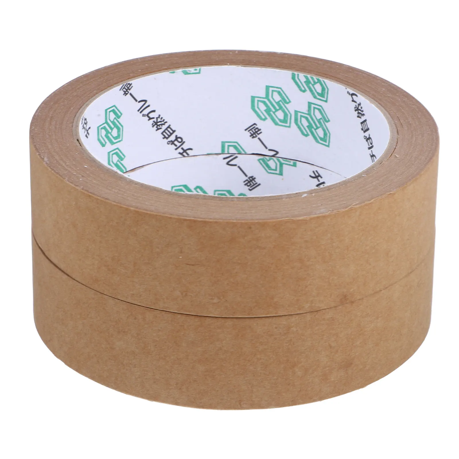 2 Rolls Writable Kraft Paper Packing Tape Heavy Duty Self Adhesive Sealing Tape for Boxes Packaging Shipping Mailing DIY view 5