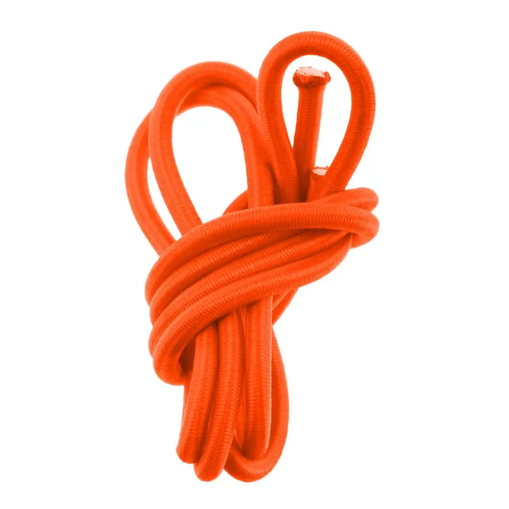 Elastic rope 4mm elastic for Marine Rope - roofing 75m Orange