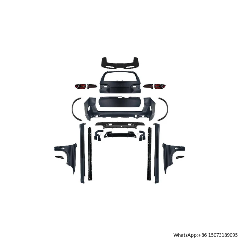 

Tegrray E70-(08-13) Upgrade to G05-X5M-(2023+) Front and Rear Bumpers Hood Headlights Spoiler & Body Kits Assembly for 2008-2013