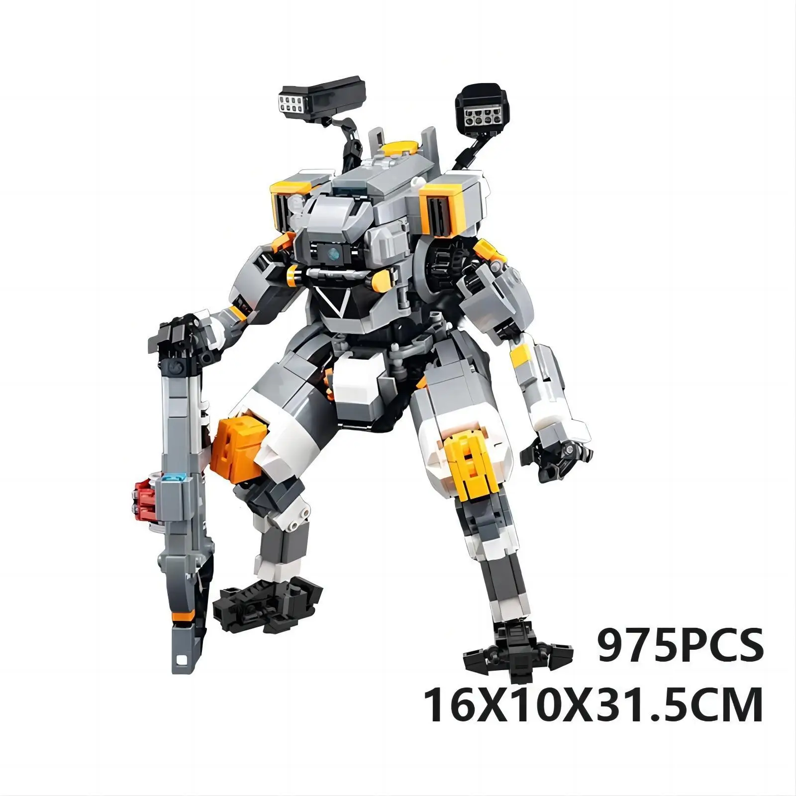 

MOC ионный класс Titas Mecha робот строительные блоки игра Titanfalleds 2 Pioneer Titan FS-1041 Battle Scorch фигурки куклы игрушки