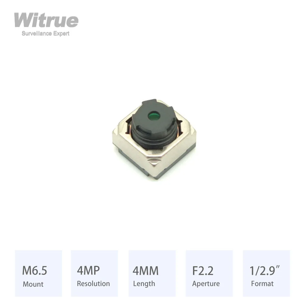 Witrue Auto Focus VCM Motor Lens M6.5*0.25 HD 4MP 4MM F2.2 1/2.9