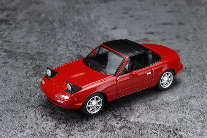 

TSM-MINI GT 1:64 Miata MX5 NA JDM Red Simulation Limited Edition Alloy Metal Static Car Model Toy Gift