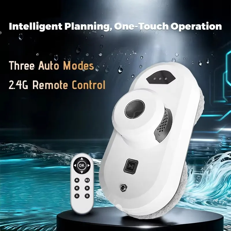 Airo Best Selling Smart Water Spray Window Cleaning Robot Vacuum Glass Cleaner Window Cleaning Robot with Water Spray