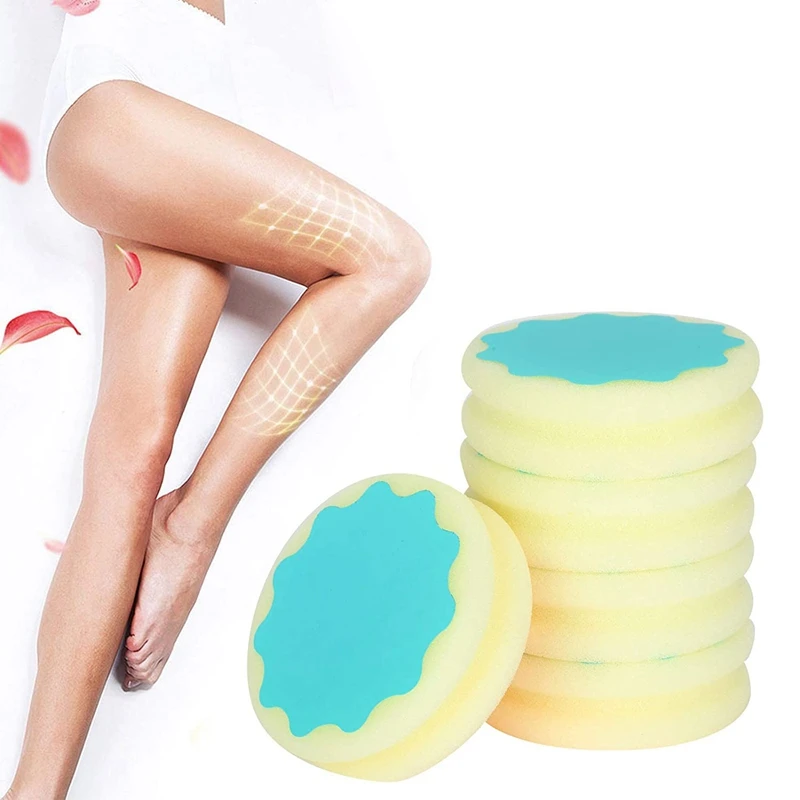 5 Pieces Depilation Pads Painless Hair Removal Sponge For Face Leg Arm Body, Reusable Physical Hair Removal Tool