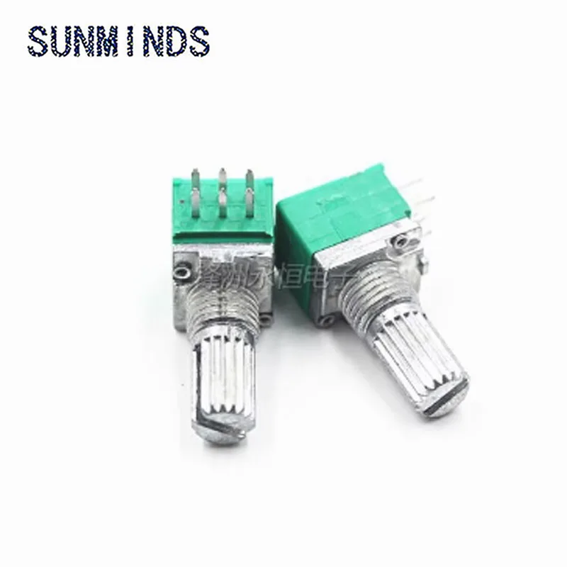 5PCS  RK097G  Double Potentiometer  B5K/10K/20K/50K/100K  6PIN  Audio Amplifier RK097N