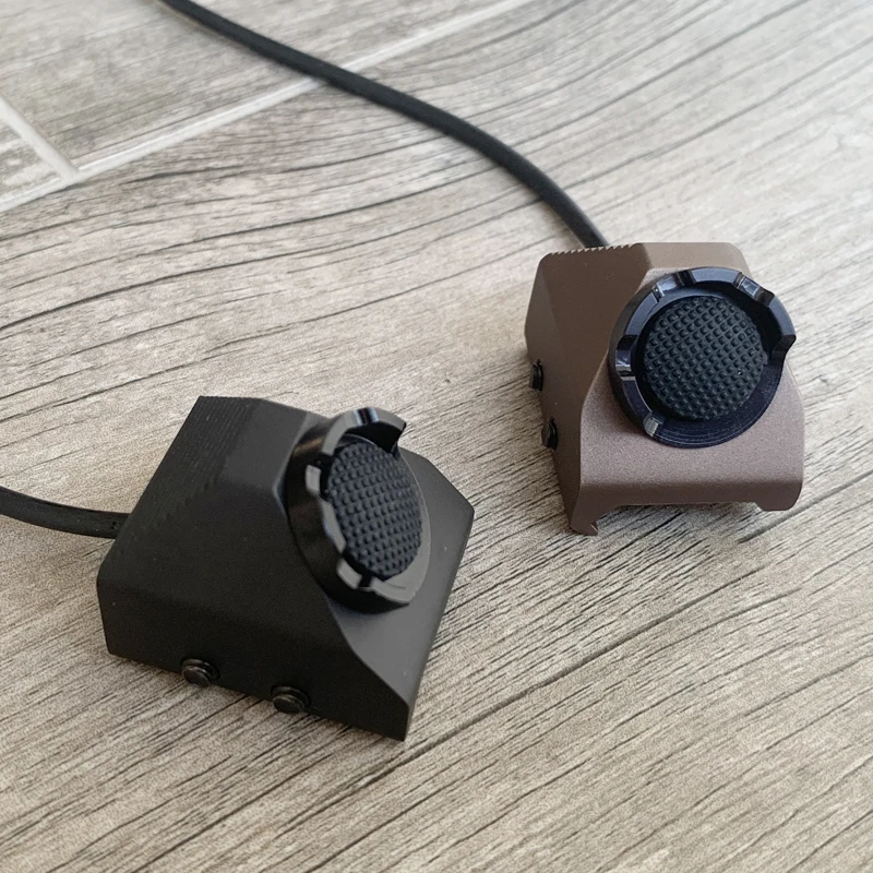 Tactical ModButton Hot Button Pressure Remote Switch For Surefir M300 M600 DBAL-A2 PEQ15 Mlok Keymod 20mm Rail Airsoft Mount Wea