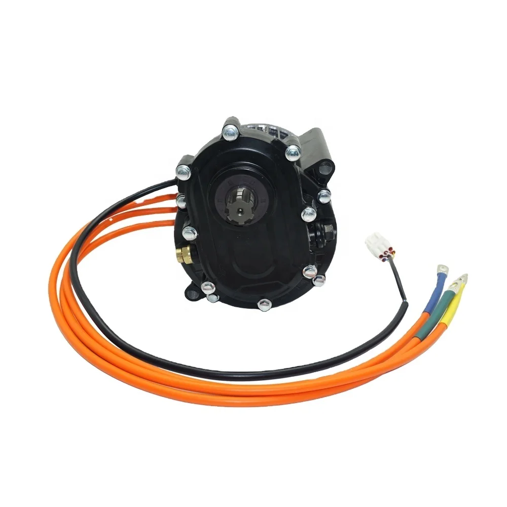 SiAECOSYS QS 120 60H 2000W V3 72V Mid Drive Motor with Gearbox for Electric Motorcycle and Bike