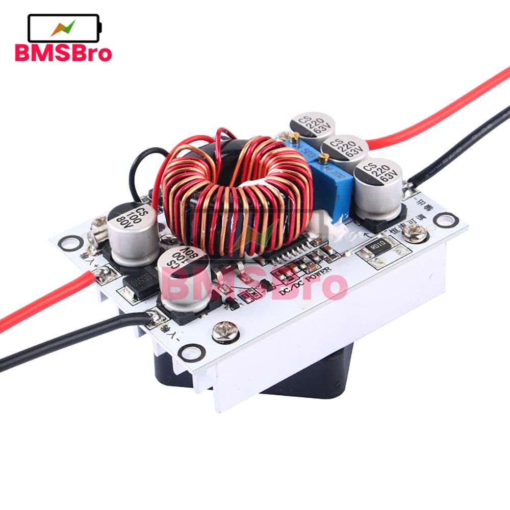 DC-DC 10-70V to 5-58V 30W 180W Boost Buck Converter CC CV Power Supply Module Adjustable Step Up/Down Module Voltage Regulator