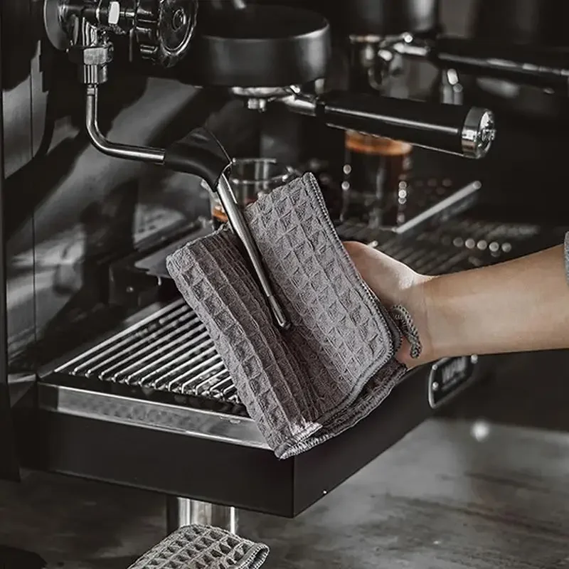 Super Absorbent Barista Bar Towel Coffee Machine Special Rag No Lint Square Towel Cleaning Cloth Coffee Machine Cleaning Towel
