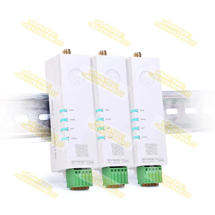 DIN Rail Serial Port RS232 RS485 To GSM 4G LTE Modems Converter USR-DR152 USR-DR154 IoT Device