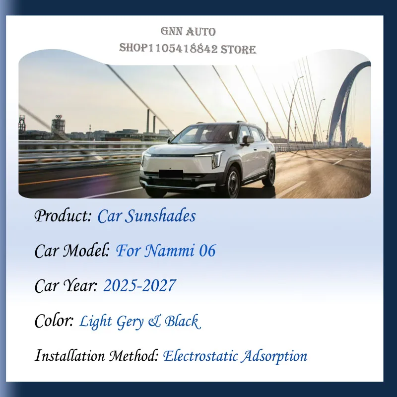 Custom Car Skylight Sunshade For Nammi 06 Dongfeng Vigo Evolute i-JOY 2025 2026 2027 Sunroof Blind Roof Sun Shade Heat Reduction