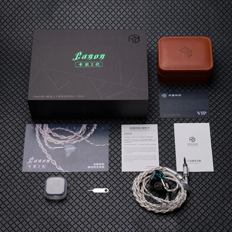 سماعة أذن Yanyin كانون II 4BA + 1 ديناميكية بيولوجية هايبرد HiFi IEM مع كابل عالي الجودة بتصميم مريح