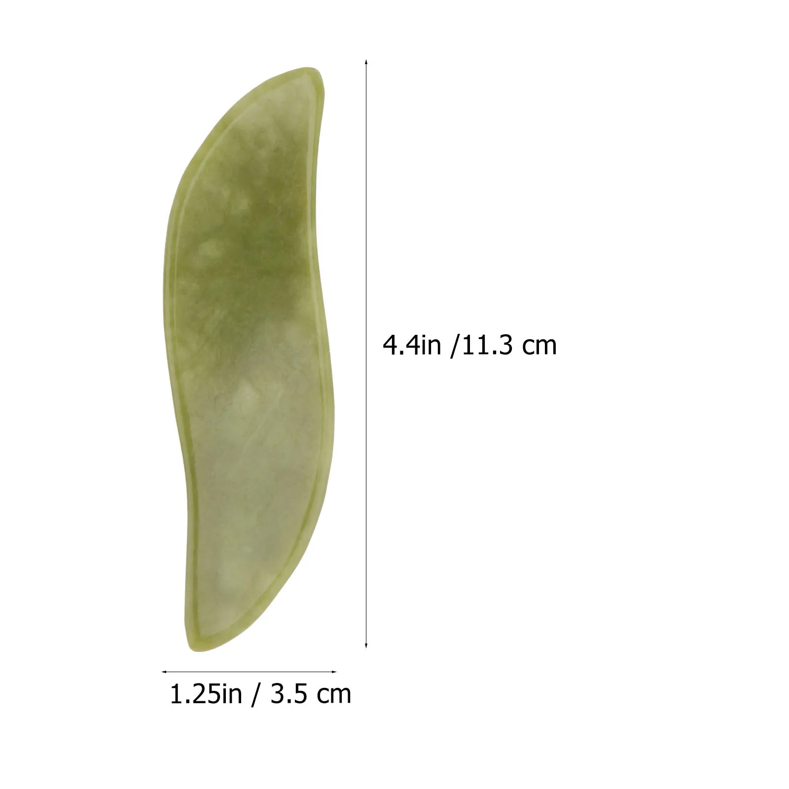 2Pcs Jade Gua Sha Board Natural Green Facial Massage Tool Scraping Board Face Massager Tool Beauty Skin Health Care Gift