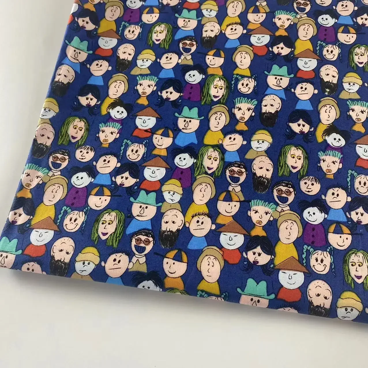 

Cute Cartoon Poplin Cotton Fabric DIY Children's Wear Clothes Make Bedding Quilt Fabric