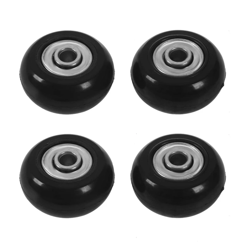 4 Sets Of Luggage Suitcase Replacement Wheels Axles Deluxe Repair Tool OD 35Mm