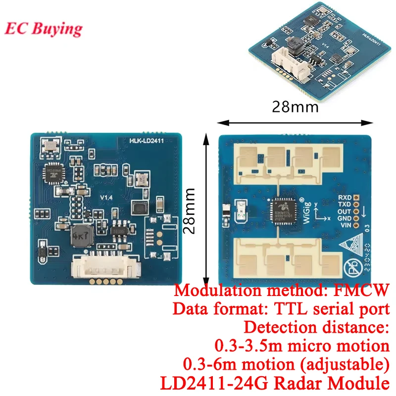 5Pcs/1Pc LD2411-24G…