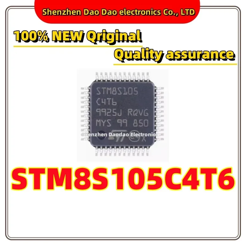 

10Pcs STM8S105C4T6 QFP-48 Microcontroller chip IC new original