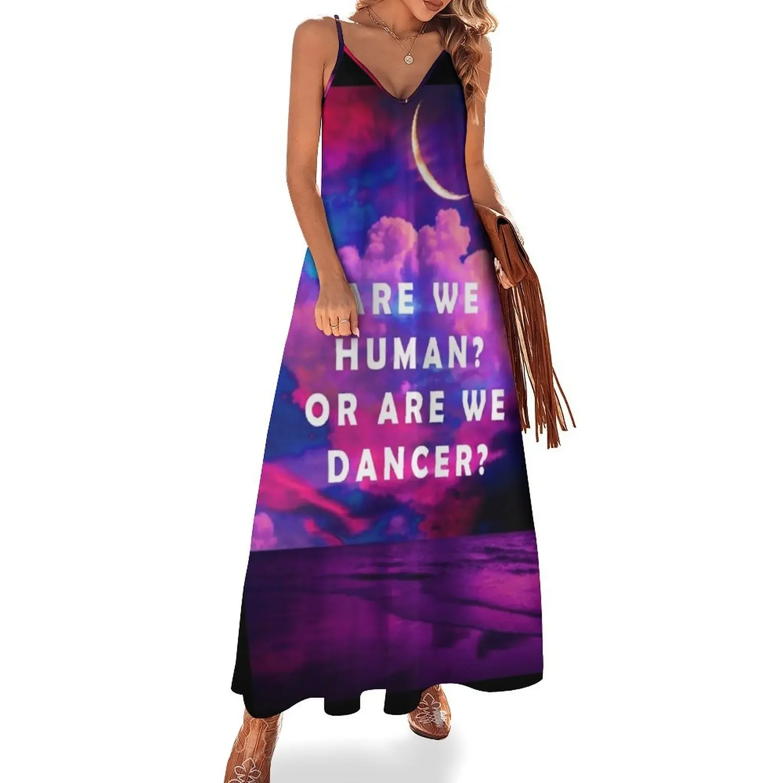 

Are we human or are we dancer  the killers design Sleeveless Dress dress for women summer clothing women summer 2024