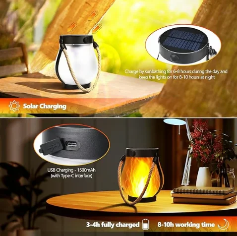 

Солнечные свечи, уличные фонари Dansende vlam Solar Lantaarn Buitenver,lichting, танцевальное пламя, солнечные фонари, уличные фонари