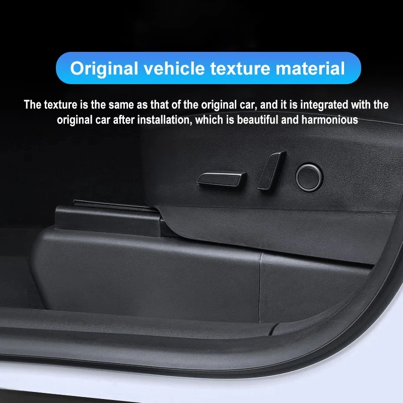 Protection Shell For Tesla Model Y 2022 2023 Under Seat Corner Guard Seat Slide Rails Protector Cover Anti-Kick Decor Flocking