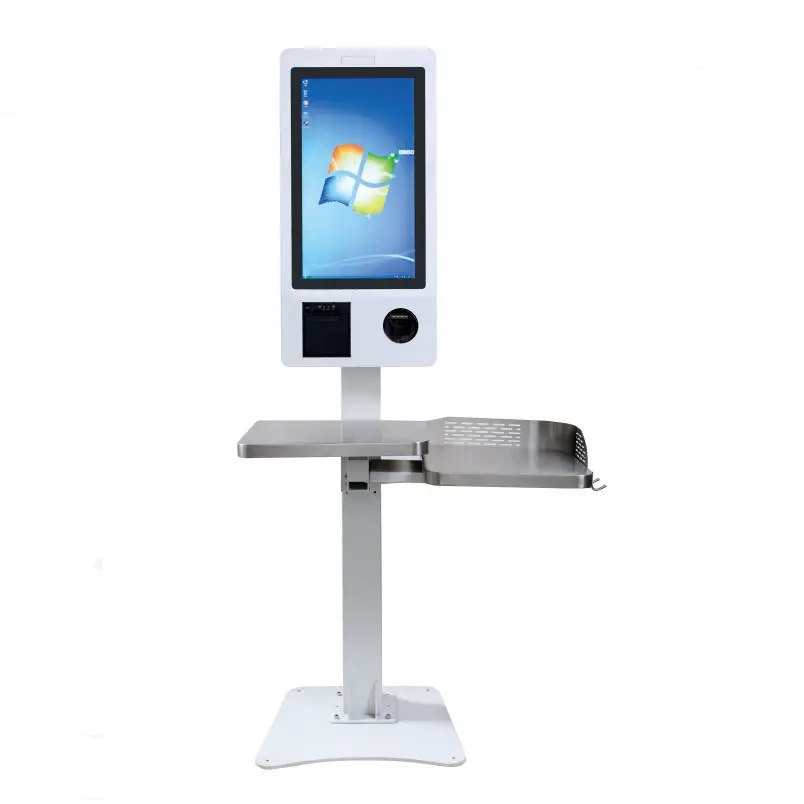 Supermarket Self-Checkout System - 27 Inch Touch Screen Kiosk for Order & Payment