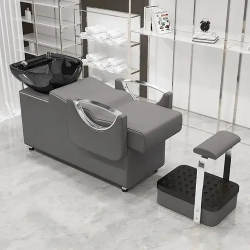 

Italian Minimalist Soft Bag Chair Hair Stylist Water Circulation Basin Single Sleeping Bed Spa Washbasin Chair Aesthetic Massage