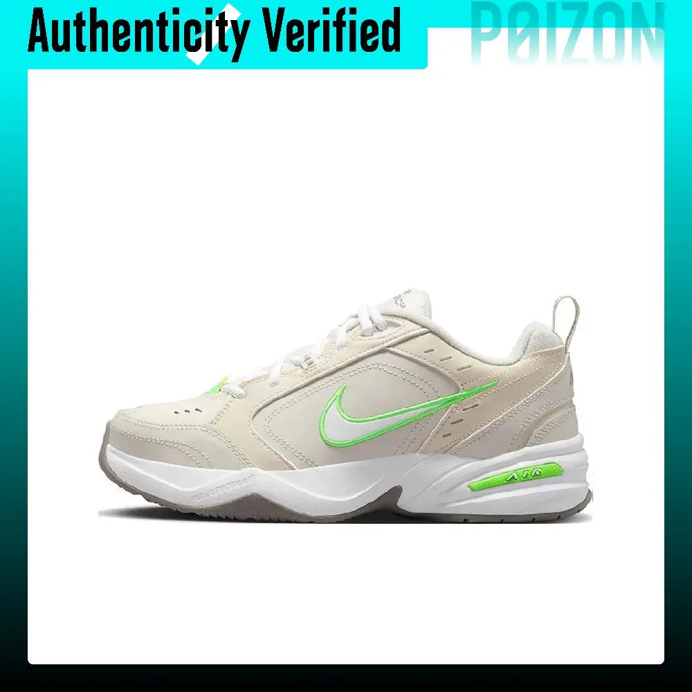 Nike Air Monarch 4 Chunky Sneakers Men's Low-top White/Green FN3436-011