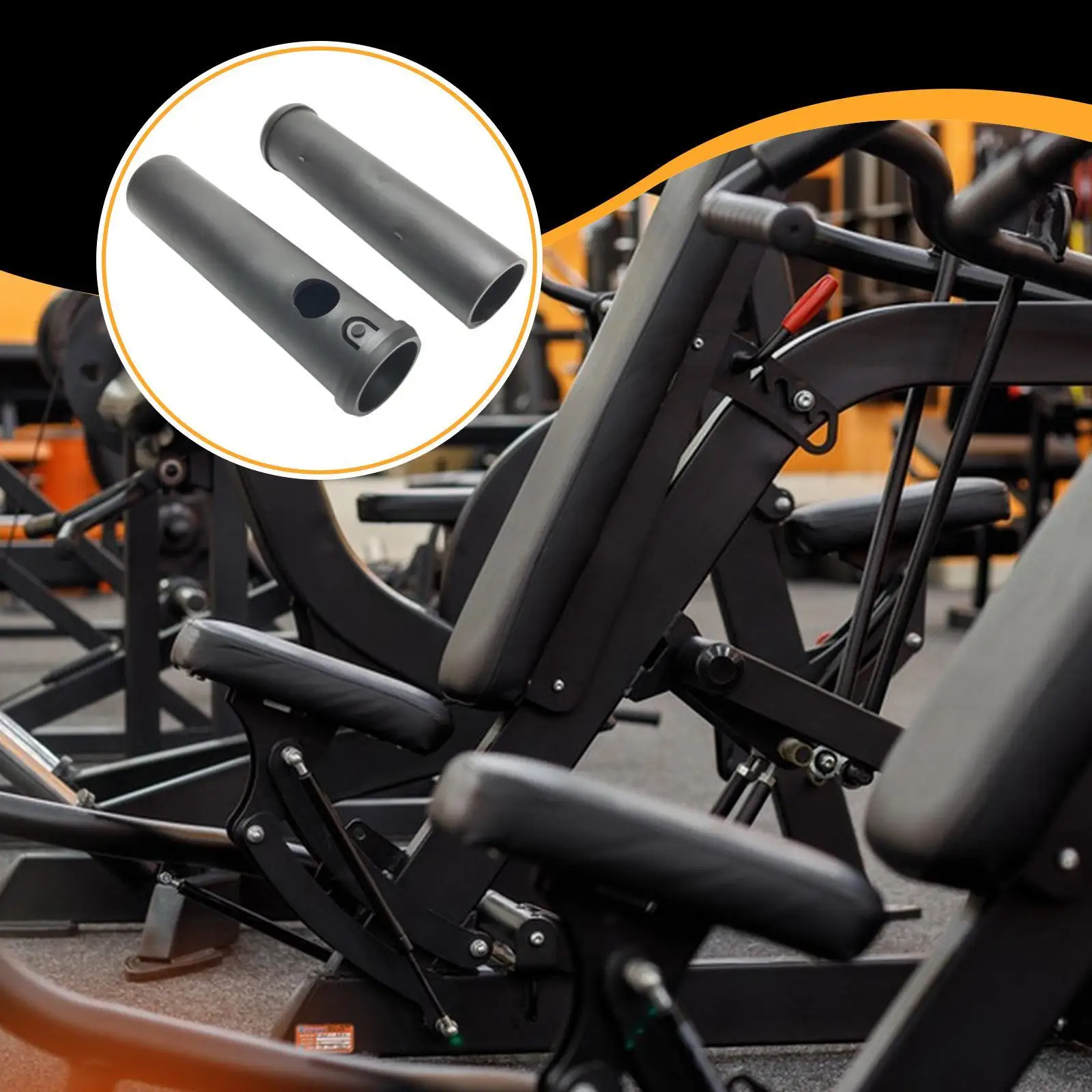 Durable Plastic Tube Bushing Adapter Size Reducer for Exercise Equipment and Home Furniture Solutions