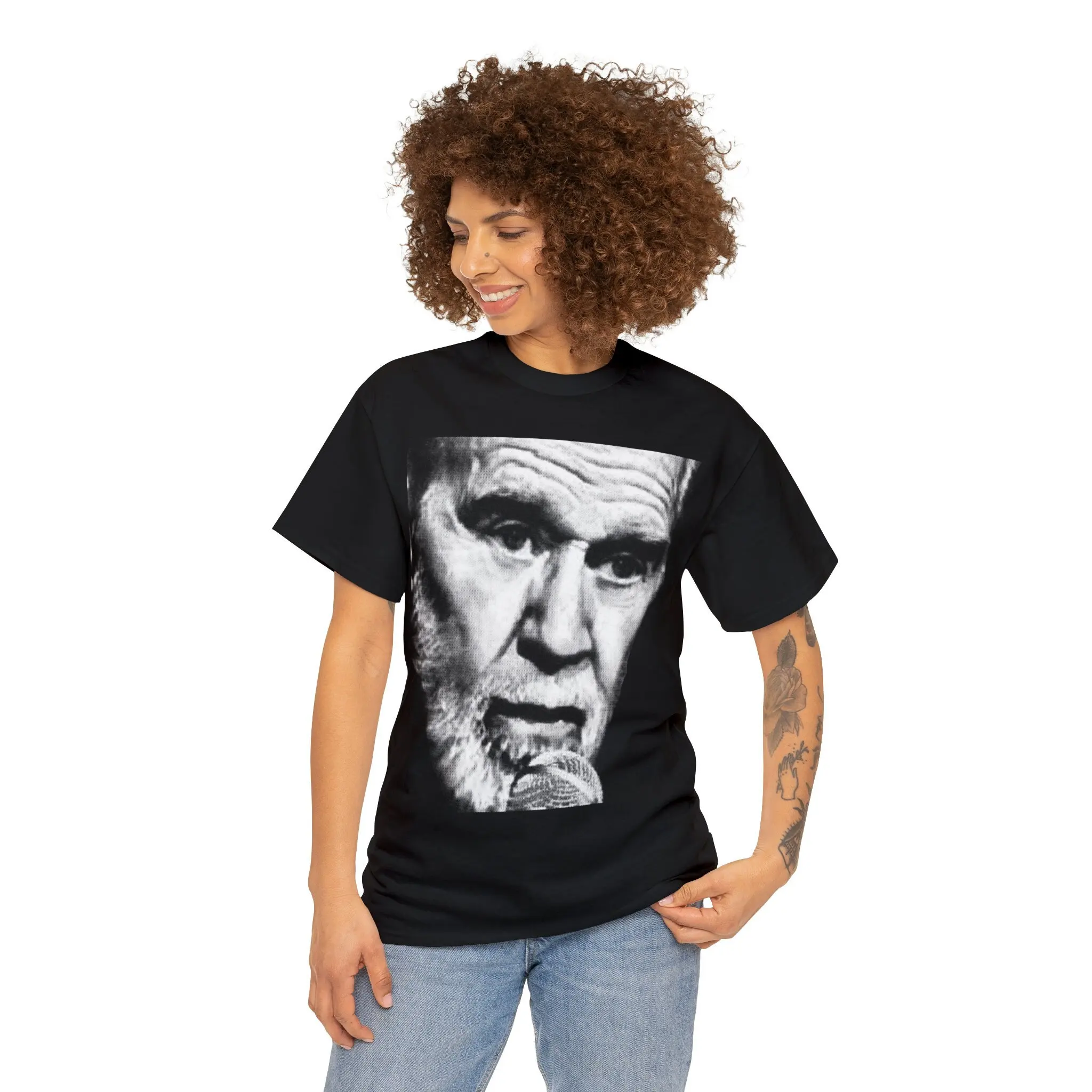 CUSTOM RETRO Distressed gen x 80s George Carlin T shirt nostalgia