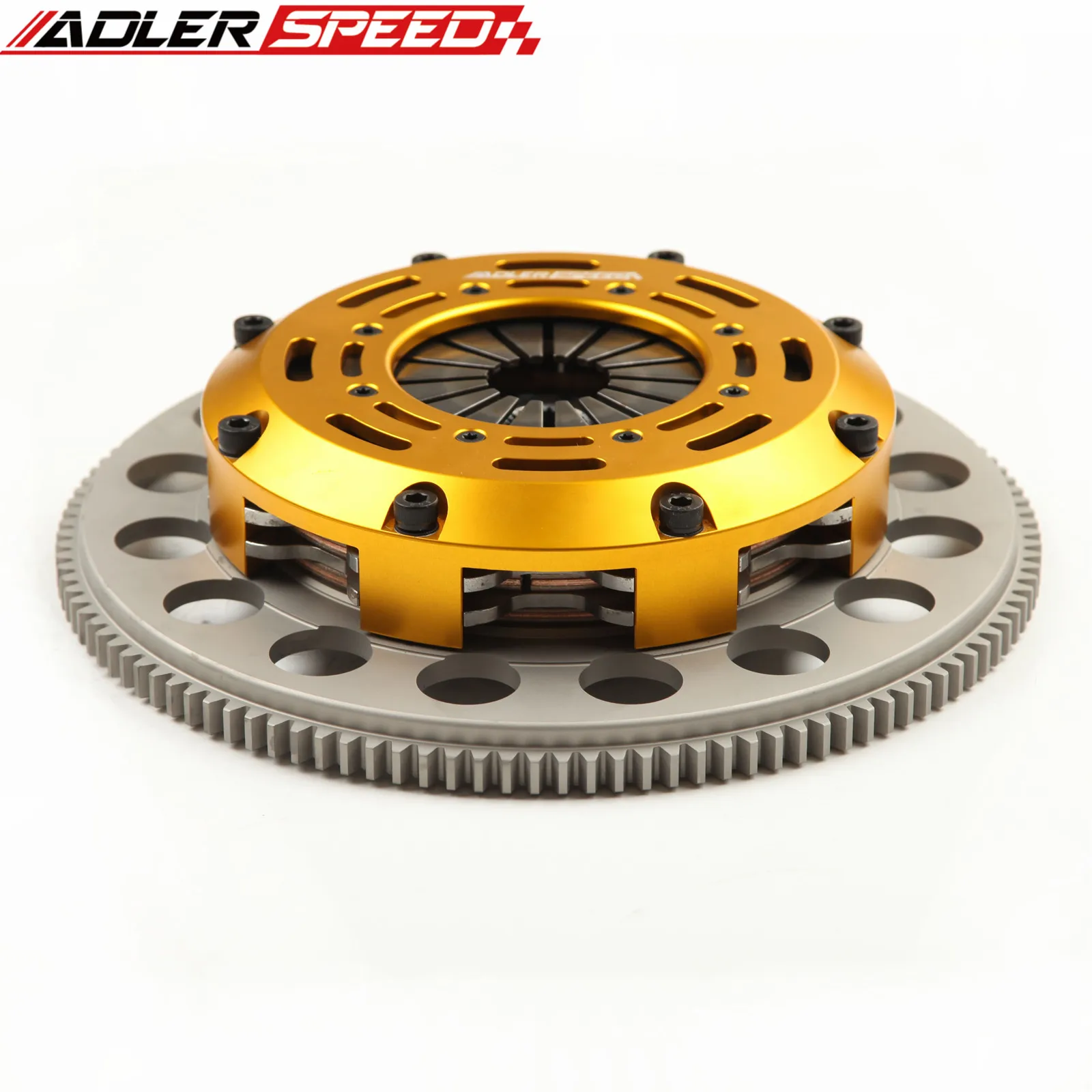 

ADLERSPEED Racing Clutch Twin Disc Kit For 89-99 NISSAN 240SX 2.4L KA24E & KA24DE Medium Weight