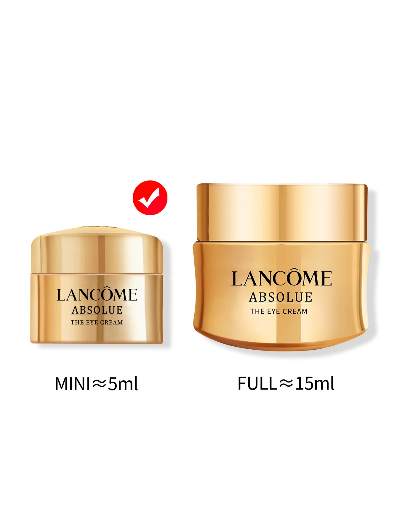 Lancôme Absolue Soin Regard Revitalisant Revitalizing Eye Cream-With The Exclusive Perpetual Rose Extract - 0.6 FL.OZ./5ML