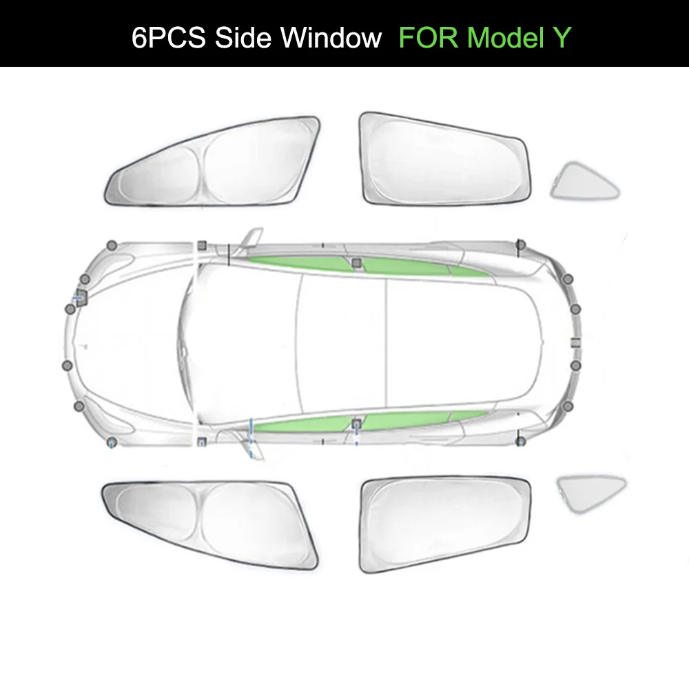 6PCS ModelY