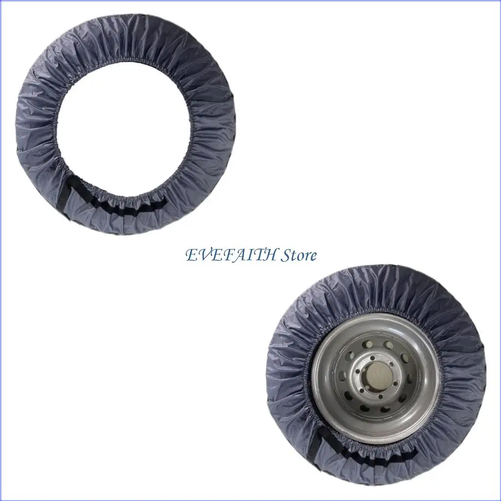 

124B Secure Fastening Design Vehicle Tire Cover For Campers Trailers