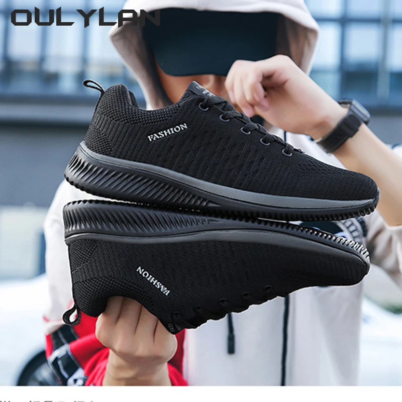 Summer Sports Lightweight Shoe Sneakers Fashion Breathable Athletic Running Walking Gym Shoes Men Women Knit