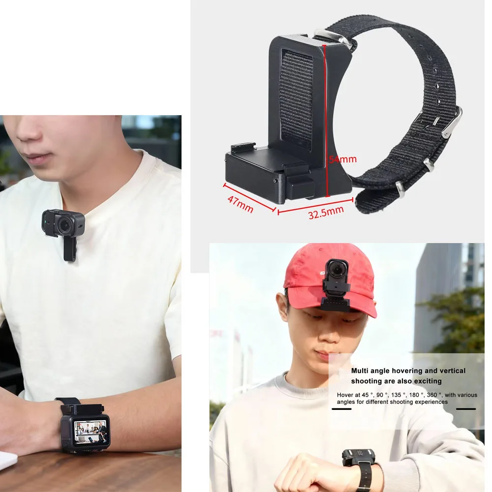 

Multifunctional Vision Dock for DJI Osmo Nano Thumb Camera Image Vision Dock Wristband Expansion Protection Accessories