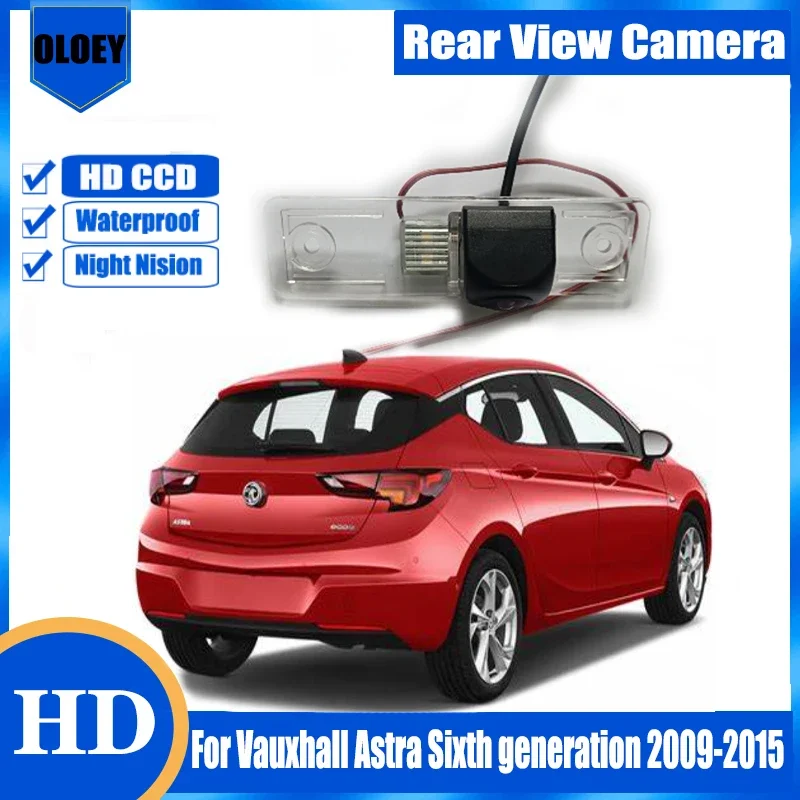 Rear View Camera For Vauxhall Astra Sixth generation 2009-2015 Parking Reverse Camera License Plate Lamp Camera