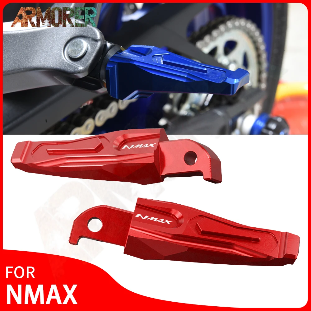 

For YAMAHA NMAX155 nmax 155 NMAX 125 2015 -2017 2018 2019 2020 2021 Motorcycle AccessoriesCNC Rear Passenger Foot Peg Footrests