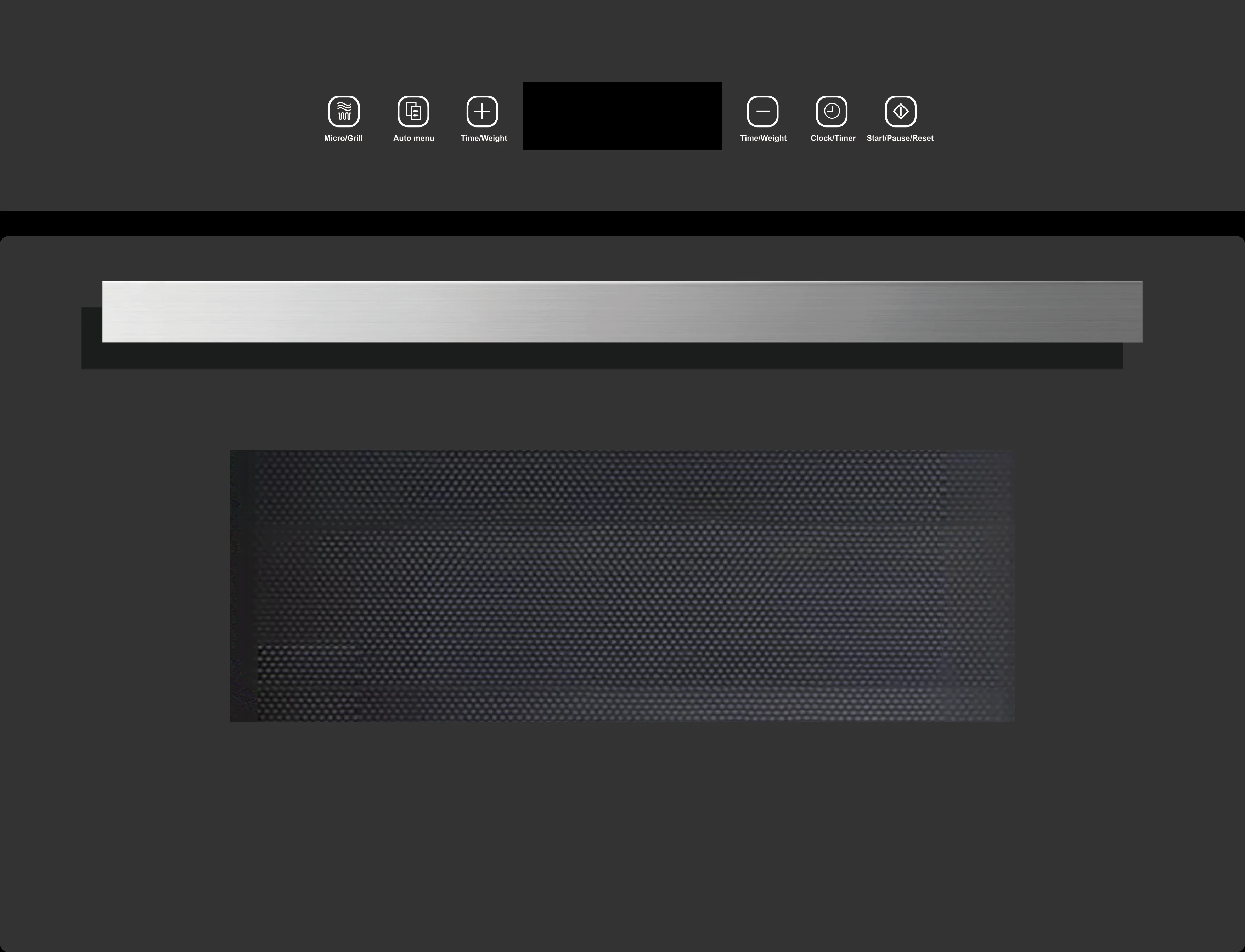 35L 1000w Built-in Microwave Oven with Grill Auto Menu Auto Weight Defrost Sensor Touch LCD Display for Home Kitchen RB45W