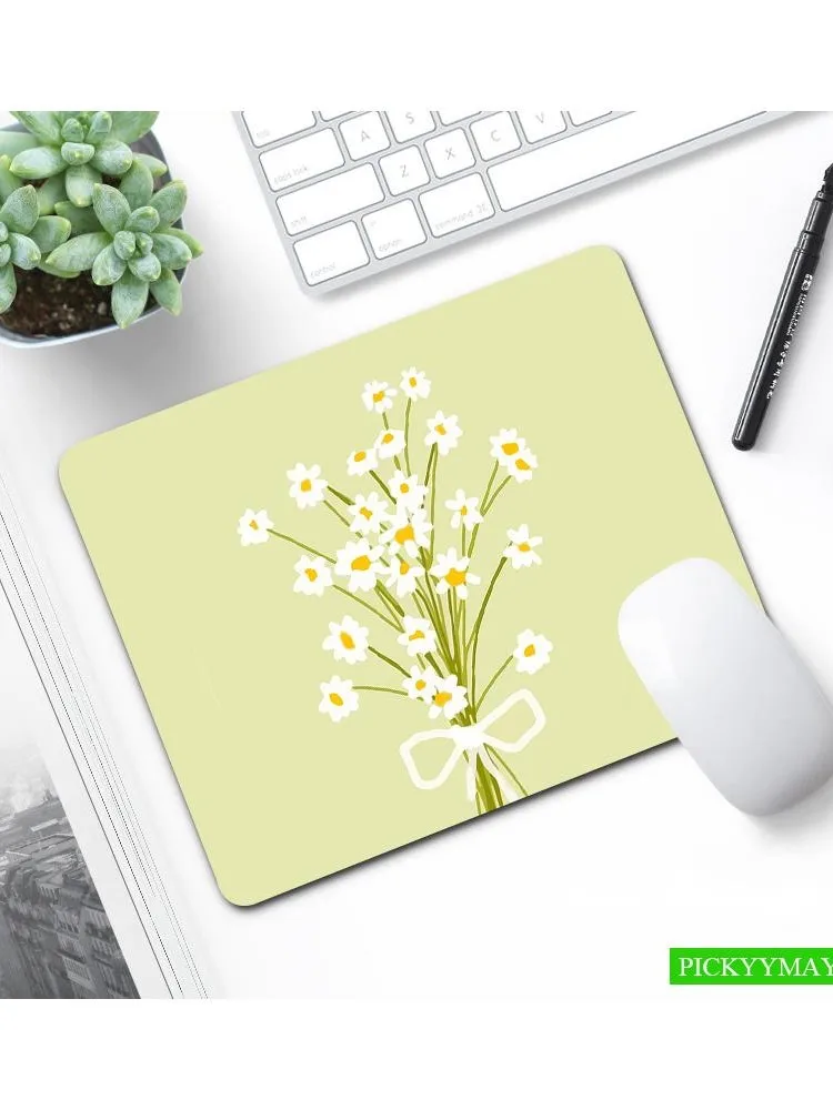 Tapis de souris de bureau XS en caoutchouc, 20x25cm, design mignon, pour ordinateur portable, de haute qualité
