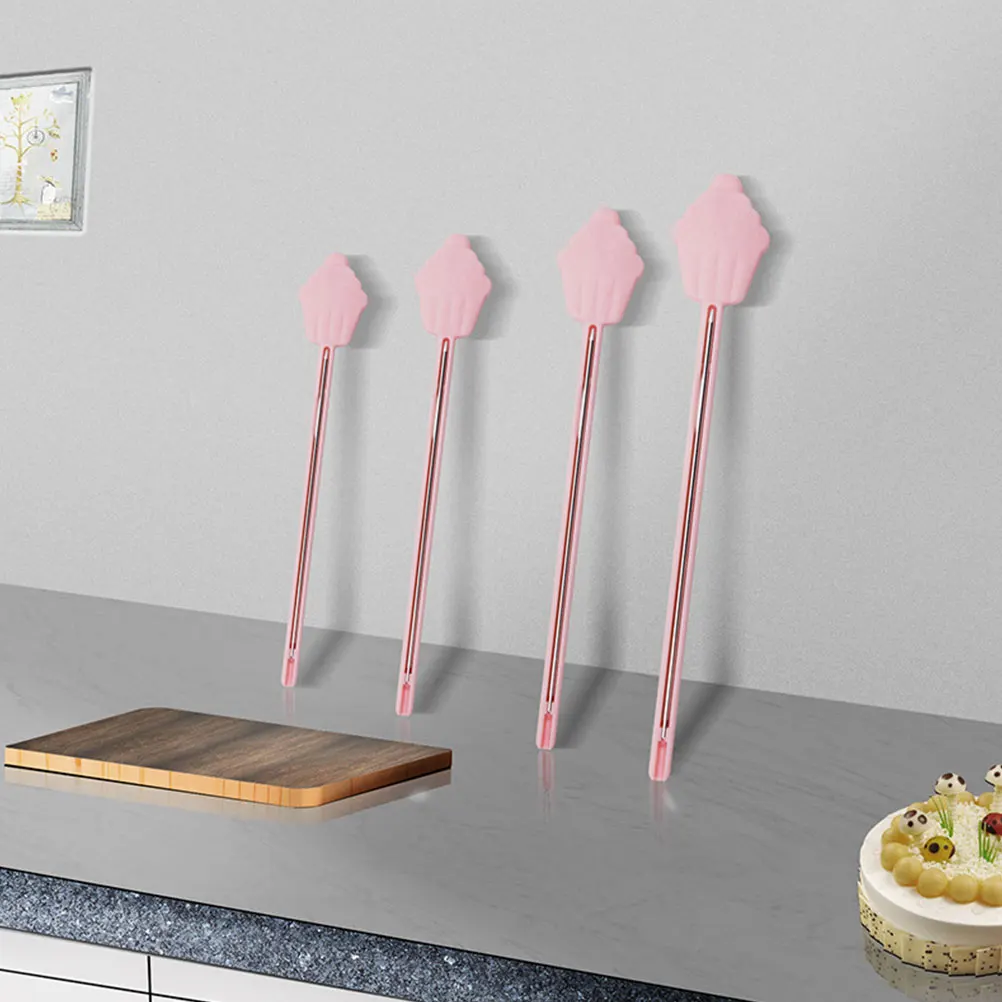 

4pcs Cake Testers Stainless Steel Baking Tools Reusable Metal Probe Tester Pins for Doneness Easy Washable Skewer Kitchen