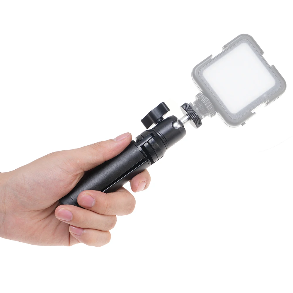 Tripod Support Bracket SLR Camera Bracket Mini Desktop Photography Tripod Base Adapter Monopod Aluminum Alloy Bracket For Light