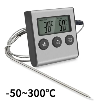 Tp700 Digital Remote Wireless Food Kitchen Oven Thermometer Probe For BBQ Grill Oven Meat…